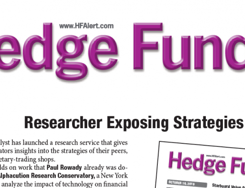 Alphacution News: Hedge Fund Alert Showcases Alphacution